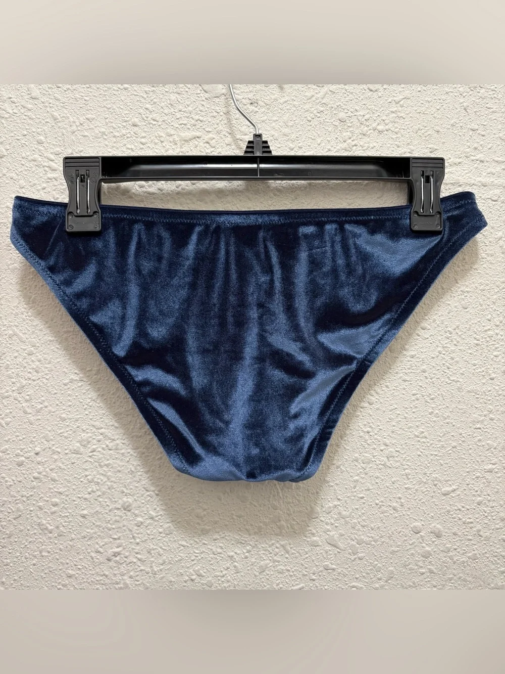 J. Crew Blue Velvet Bikini Bottoms NWT Size XS